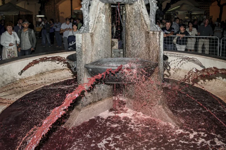 La fontana del vino e dei sapori