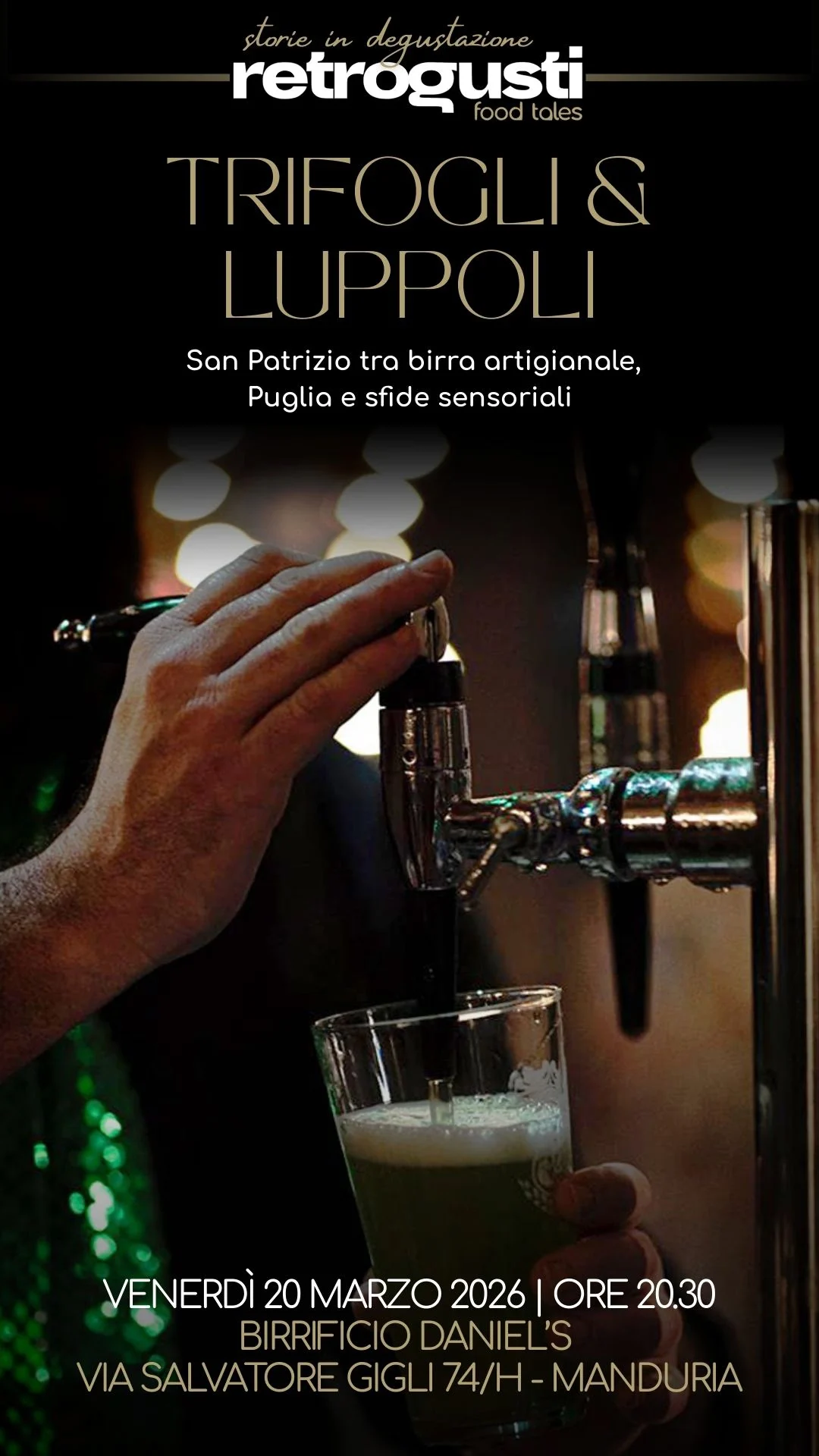 San Patrizio 2026 | Degustazione birra artigianale a Manduria